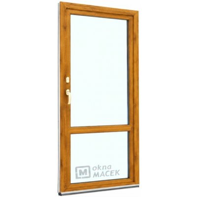 Kömmerling balkonové dveře 70 AD OS s příčkou levé winchester/bílá 80 x 210 cm oboustranná klika + FAB + hliníkový práh – Hledejceny.cz