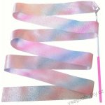 VFstyle Dětská gymnastická stuha s tyčkou 2 m – Zboží Dáma