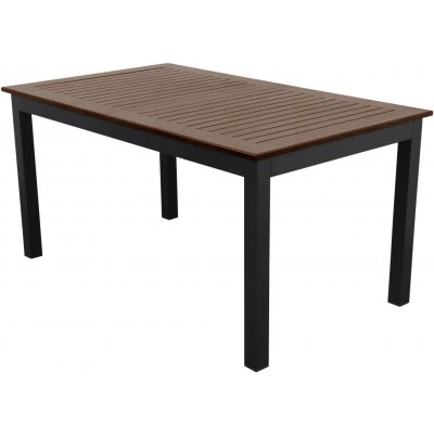 DOPPLER Stůl zahradní, hliníkový EXPERT WOOD Plus 90 × 90 cm – Hledejceny.cz
