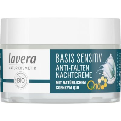 lavera Basis Sensitiv noční krém proti vráskám Q10 50 ml – Zbozi.Blesk.cz