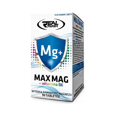 Real Pharm Max Magnesium +B6 90 kapslí – Hledejceny.cz