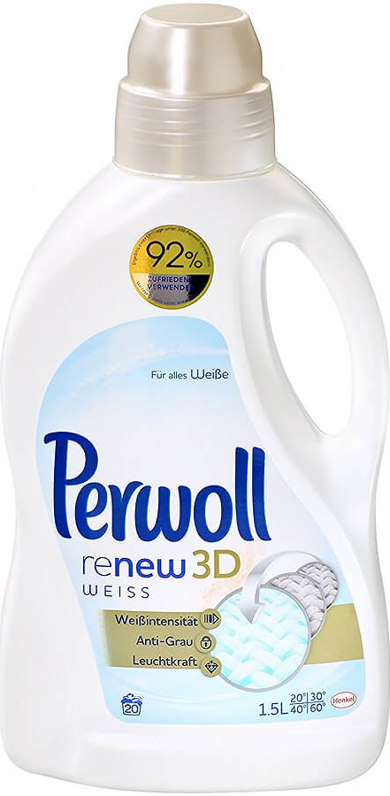 Perwoll ReNew 3D na bílé prádlo 1,5 l 20 PD