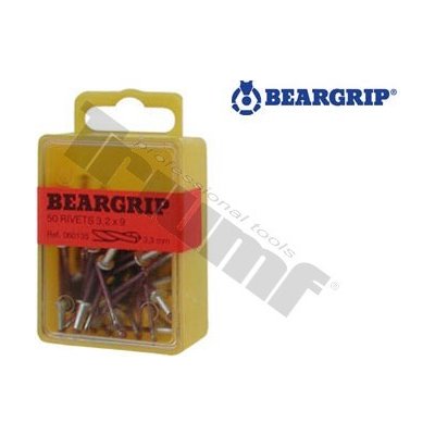 Sada nitov, hliníkový červený - Ø 3,2 x 12 mm, 50ks – Hledejceny.cz