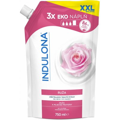 Indulona tekuté mýdlo Růže náhradní náplň 750 ml – Zbozi.Blesk.cz