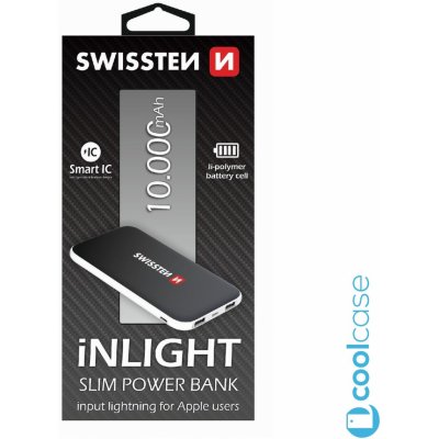 Swissten iNLIGHT POWER BANK 10000 mAh – Zboží Mobilmania