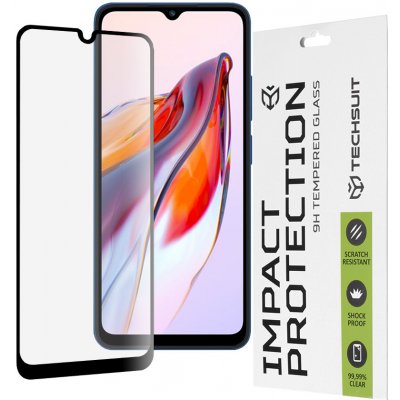 Techsuit 111D Full Cover / Full Glue Glass tvrzené sklo pro Xiaomi Redmi 10C / Redmi 12C / Poco C40 - černé KF2315564 – Zboží Živě