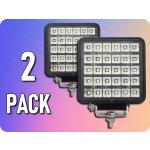 KAMAR LED pracovní světlo s vypínačem, 30W, max. 3800lm, 12/24V/2-PACK! [L0156] – Hledejceny.cz