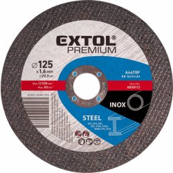 Extol Premium 8808150 kotouč řezný na ocel, 115x0,8x22,2 mm