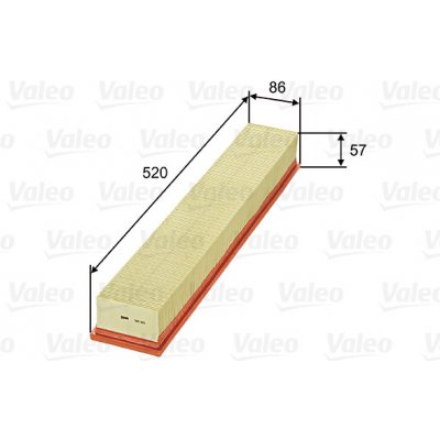 Vzduchový filtr VALEO 585323 – Hledejceny.cz