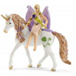 Schleich Třpytivý květinový dům s jednorožci jezerem a stájí – Zboží Dáma