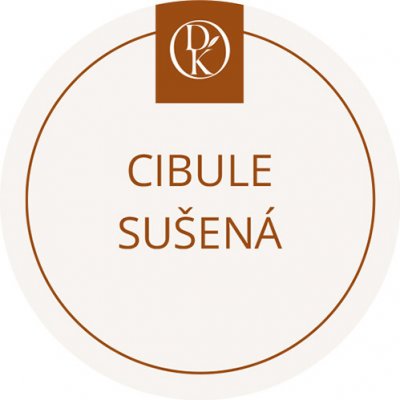 Davídkovo koření Etiketa Cibule sušená béžová průměr 4,5 cm 1 ks – Zbozi.Blesk.cz