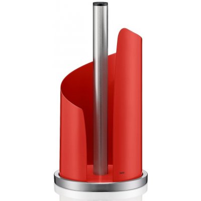 KELA Držák na papírové utěrky STELLA kovový červený KL-11241 – Sleviste.cz