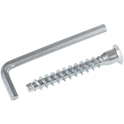 Walteco Spojovací šroub konfirmát 7x50mm + klička, 8 ks , 91540 – Hledejceny.cz