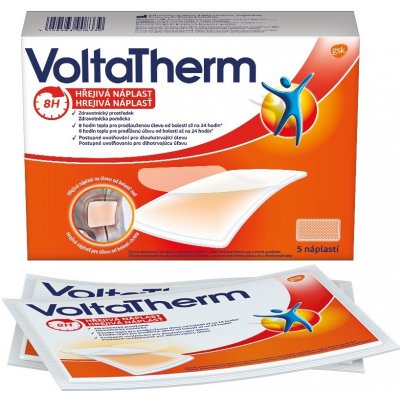 VoltaTherm VoltaTherm hřejivá náplast na úlevu od bolesti zad 5 ks