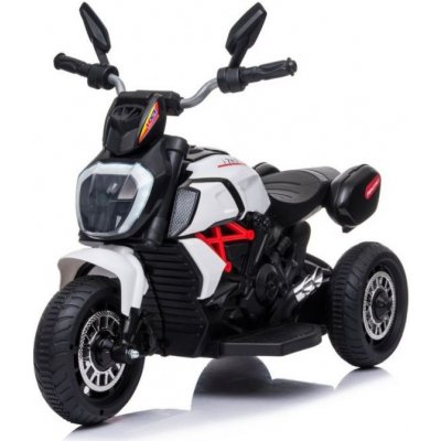 Mamido elektrická motorka Fast Tourist bílá – Zboží Mobilmania