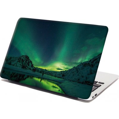 Sablio Samolepka na notebook Zelená záře - 29x20 cm – Zboží Živě