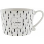 Bastion Collections Hrnek Cherish HAPPY DAYS in black RJ CUP 095 BL 300 ml – Hledejceny.cz