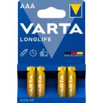 Varta LongLife AAA 4ks 4103 101 414 – Hledejceny.cz