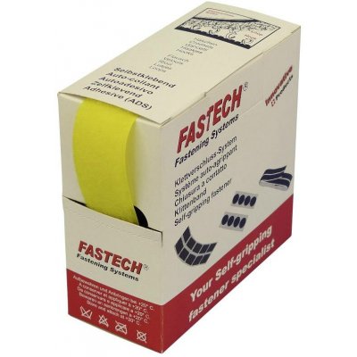 FASTECH® B30-STD-L-020805 pásek se suchým zipem, k našití, flaušová část, (d x š) 5 m x 30 mm, žlutá, 5 m – Hledejceny.cz