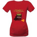 Tričko s potiskem I smell children dámské červená – Zbozi.Blesk.cz