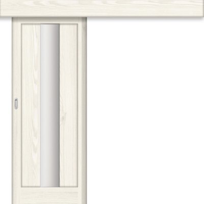 Invado posuvné dvere na stenu Artano 1 Enduro Eben B406 80 x 197 cm