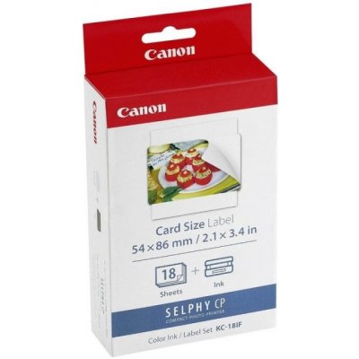 Etikety pro termosublimační tiskárny Canon 54x86mm, 18ks, nálepky (KC18IF) – Hledejceny.cz