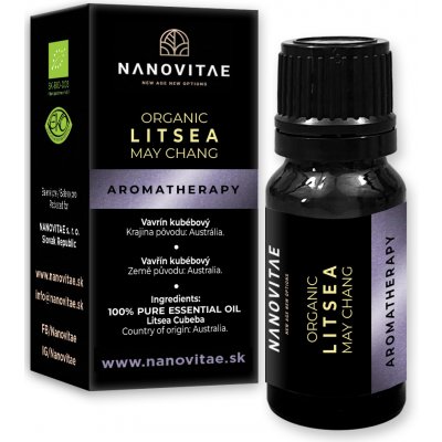 Nanovitae Litsea May Chang esenciální olej Organic quality 10 ml – Hledejceny.cz