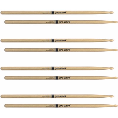 ProMark Classic Forward 7A Hickory Drumstick Oval Wood Tip 4-Pack – Zboží Mobilmania