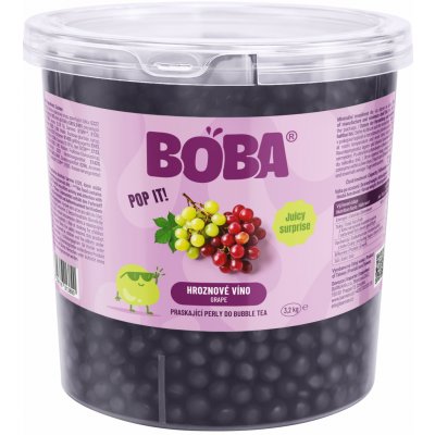 BOBA Hroznové víno kuličky do Bubble Tea 3,2 Kg – Sleviste.cz