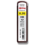 Rotring Tuhy do mikrotužky TIKKY 0,35 mm HB – Zboží Dáma