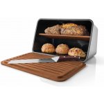 Chlebník Eva Solo Nordic Kitchen s policí černý 520455 – Sleviste.cz
