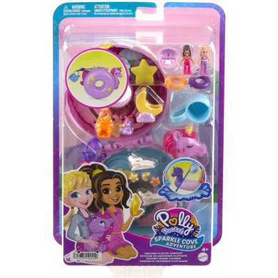 Mattel Polly Pocket mini Pocketová kabelka jednorožec – Zboží Mobilmania