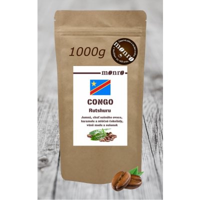 Monro Káva Congo Rutshuru 100% Arabika zrnková 1 kg – Hledejceny.cz