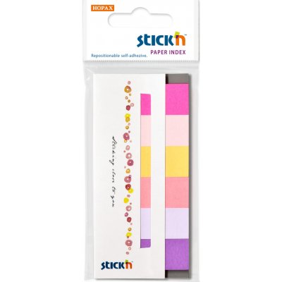 Hopax Stick'n Paper Index - samolepicí papírové záložky - 6 × 30 lístků, Spring – Hledejceny.cz