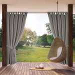 Hotový závěs GARDEN 2 stříbrný - na průchodkách – Hledejceny.cz