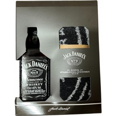Whiskey Jack Daniel's 40% 0,7 l (dárkové balení ručník) – Hledejceny.cz
