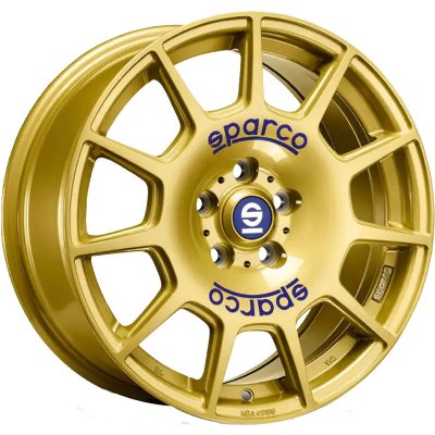 SPARCO TERRA 7,5x17 5x100 ET48 race gold – Hledejceny.cz