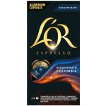 L'OR Espresso Colombia Decaffeinato kapslí pro Nespresso Original kávovary 10 ks – Hledejceny.cz