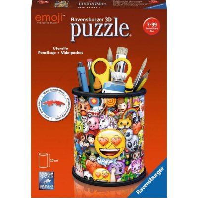 Ravensburger 3D puzzle Stojan na tužky Emoji 54 ks od 229 Kč - Heureka.cz