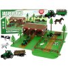 Figurka mamido Farmářská stodola s dvěma traktory a zvířátky