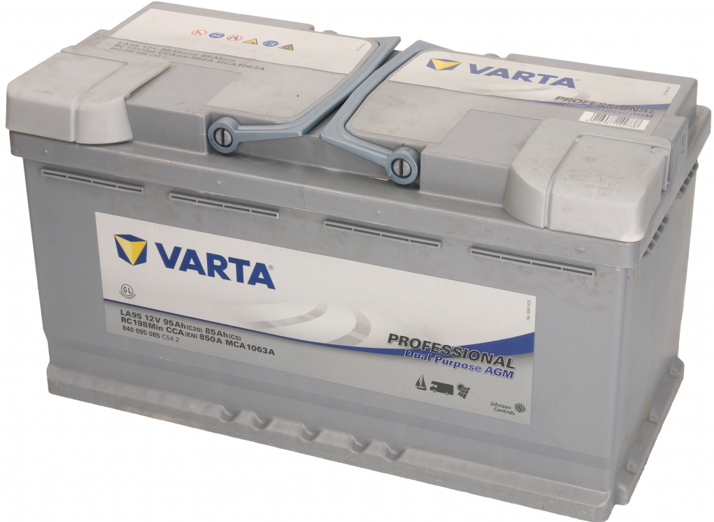 12V 95AH Varta Professional Dual Purpose Leisure battery, LED95