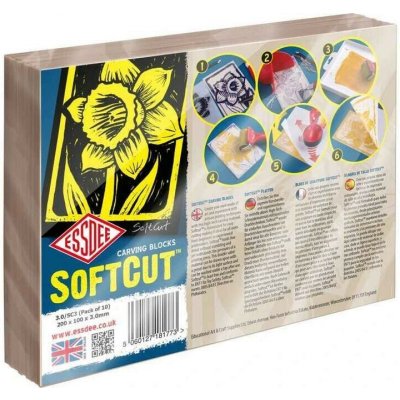 ESSDEE lino Softcut 200 x 150 x 3 mm / 10 ks – Zboží Dáma