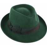 Fiebig Headwear since 1903 Dámský nemačkavý klobouk trilby Bema zelený – Zboží Mobilmania