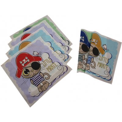 Etex Dětské kapesníky s motivem piráta – Zboží Dáma