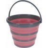 Úklidový kbelík Ultra Clean Vědro skládací růžová 10 l