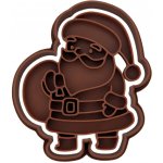 Vykrajovátko s razítkem Santa Claus s pytlem | HO HO HO | HO HO HO – Hledejceny.cz