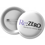 Re:Zero Placka Logo Re-Zero W - 50 mm – Zboží Dáma