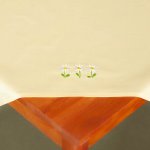 Veba Ubrus GAMA bavlna satén žlutá s výšivkou Sedmikrásky 40x120 cm – Hledejceny.cz