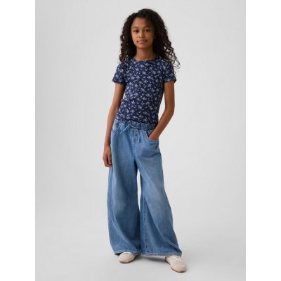 GAP 886572-00 Dětské džíny Mid Rise Baggy Tmavě modrá – Zboží Dáma