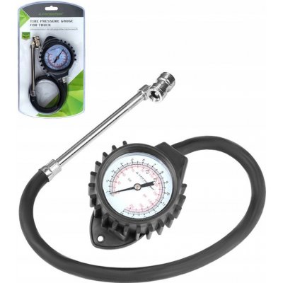 CARMOTION Pneuměřič 15 BAR, gumová hadice 15cm – Sleviste.cz